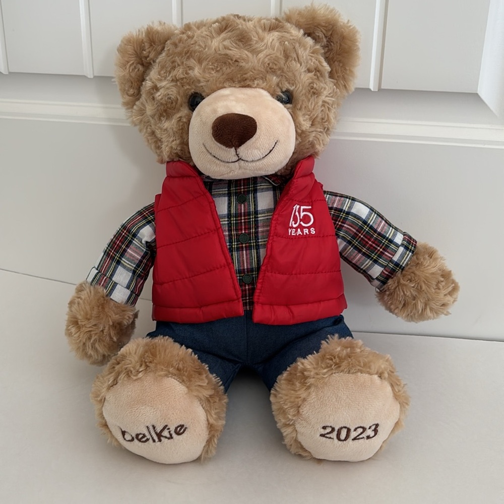 Joyland 2023 Belkie Christmas Bear - Belk Store - Plush Teddy Bear 135 Years Ed.